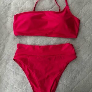 Aerie Hot Pink Bikini Top